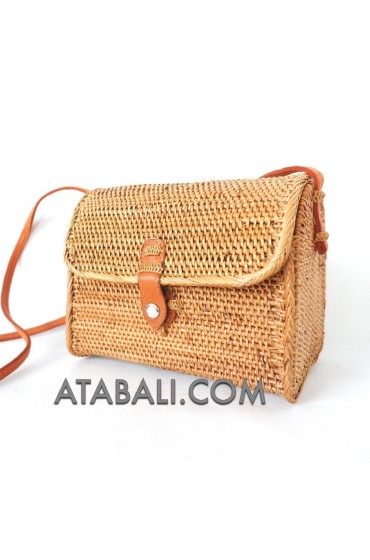 Ata rattan school bag